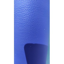 Экокожа структурная (синий) на клею