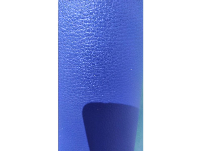 Экокожа структурная (синий) на клею