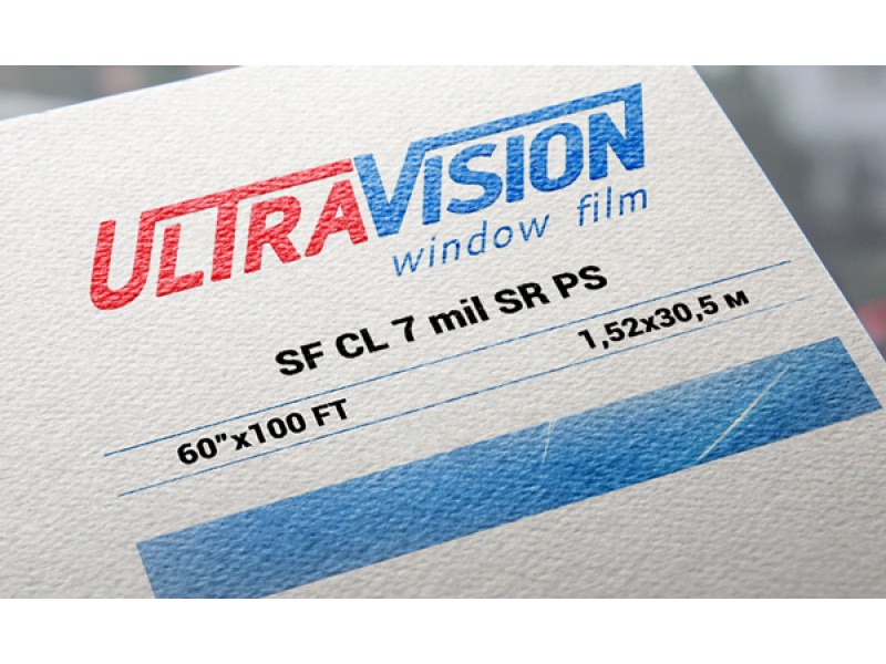 Антигравийная пленка для стекол UltraVision  SF CL SR PS  7 mil