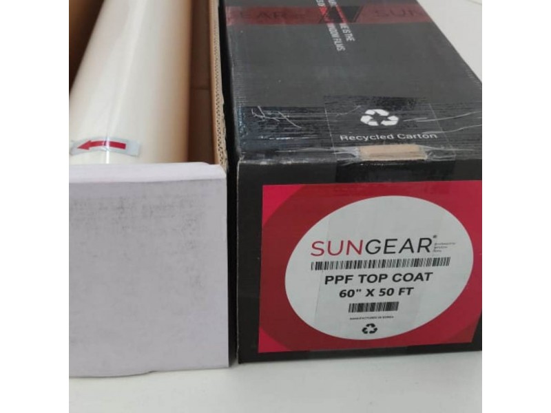 Антигравийная пленка полиуретановая SunGear PPF TOP COAT 152 см