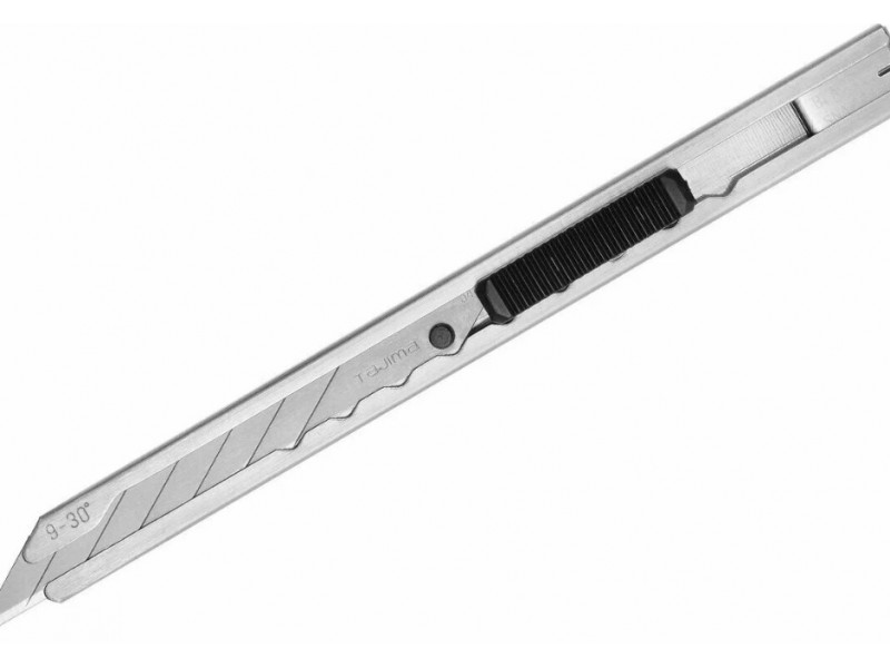 Нож TAJIMA LC-301 с запасным лезвием 30°, 9 мм