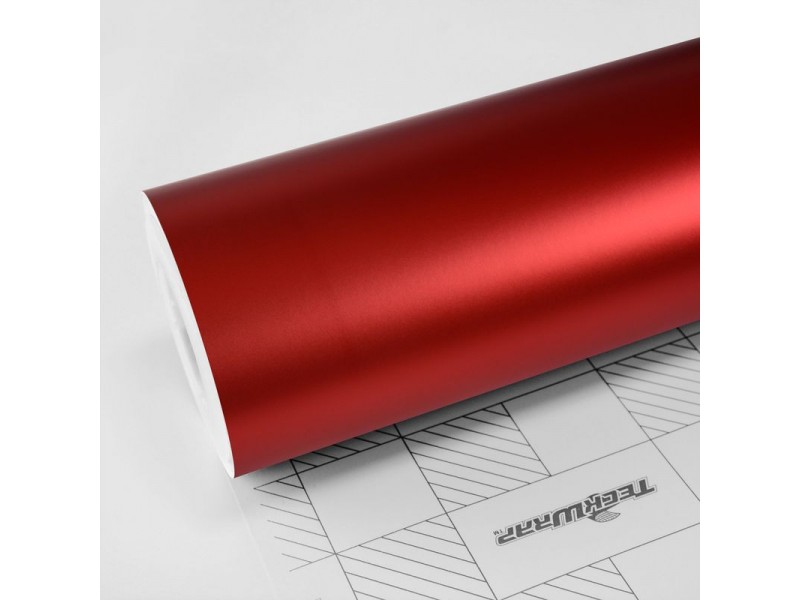 Пленка TeckWrap Сатиновый хром (красный) Satin Chrome 18м 1.52м