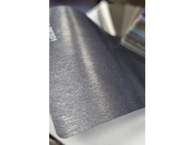 Пленка 3М Шлифованный алюминий (темно-серый) Brushed Steel 2080-BR201 30м 1.52м
