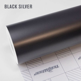 Пленка TeckWrap Сатиновый металлик (темно-серый) HM02R Black Silver 18м 1.52м